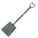 S&J All Metal Square Mouth Shovel MYD Handle 